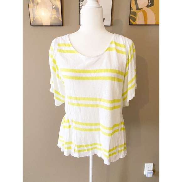 Anthropologie Tops - Anthropologie Postmark Striped Lightweight Top